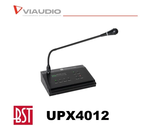 MICROPHONE 4 ZONES BST UPX4012