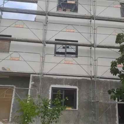 Monocouche Façades Enduit Monocouche Extérieur Gratté Taloché Écrasé