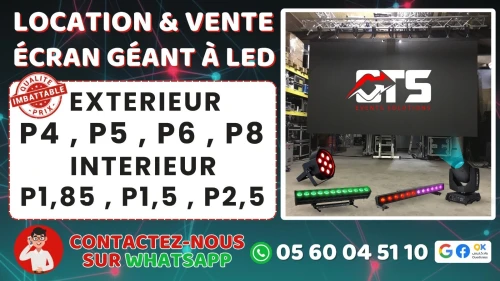 location et vente d'écrans géant à LED  