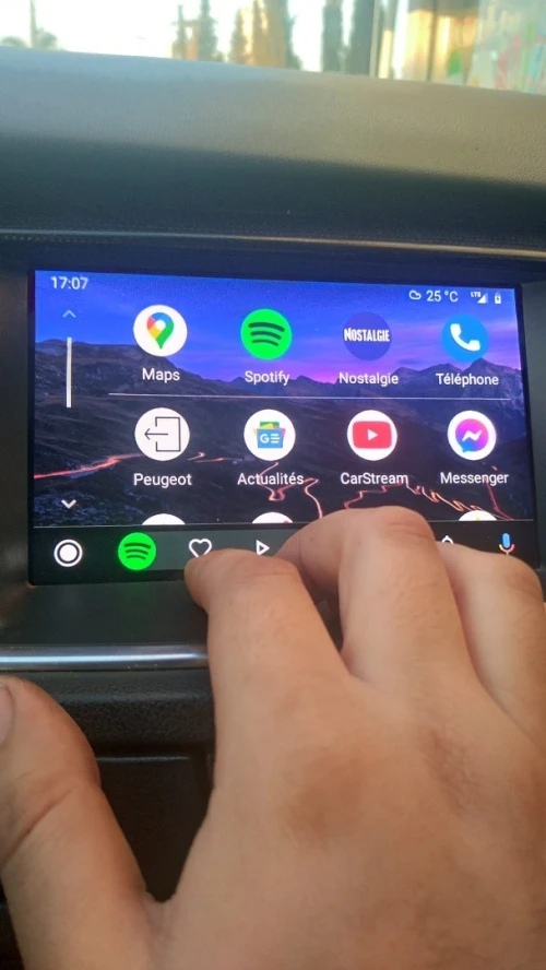 Android auto car Play Peugeot 
