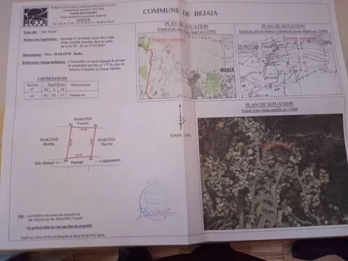 Vente Terrain Béjaïa Bejaia