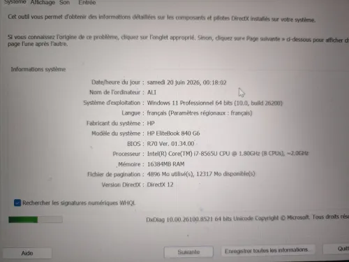 HP EliteBook 840 G6 i7 8th