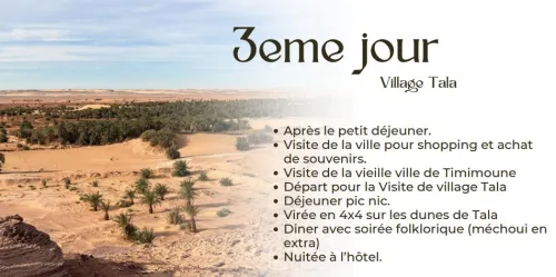 voyage organisé à TIMIMOUN