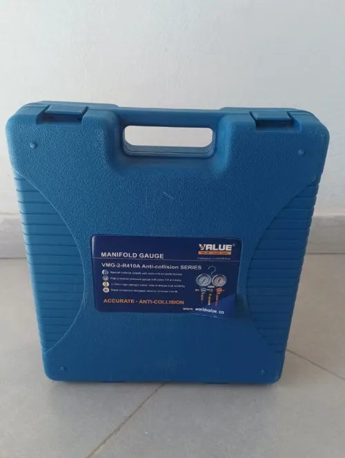 Coffret nanomètre de pression réfrigérante