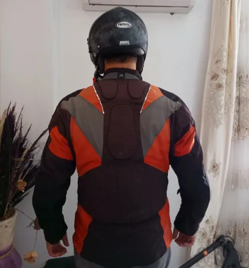 Vest moto et casQue