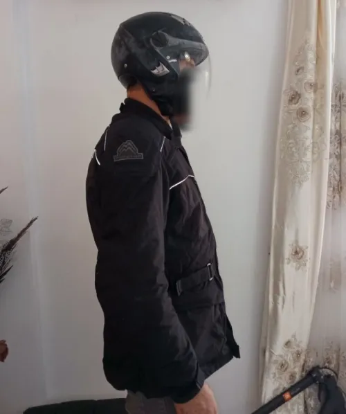 Vest moto et casQue