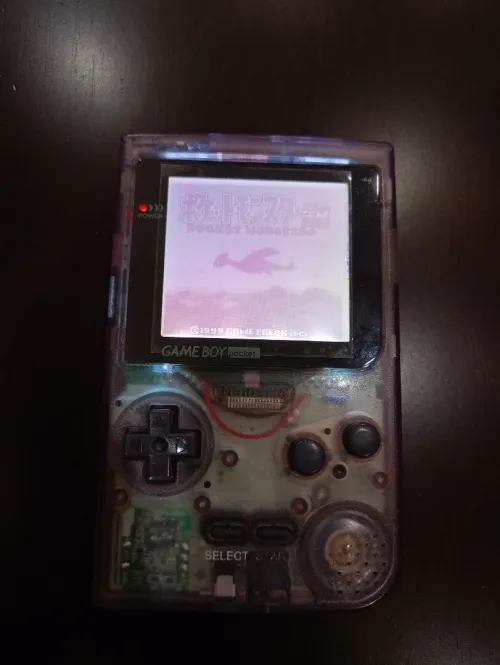 Game Boy Pocket backlight modded