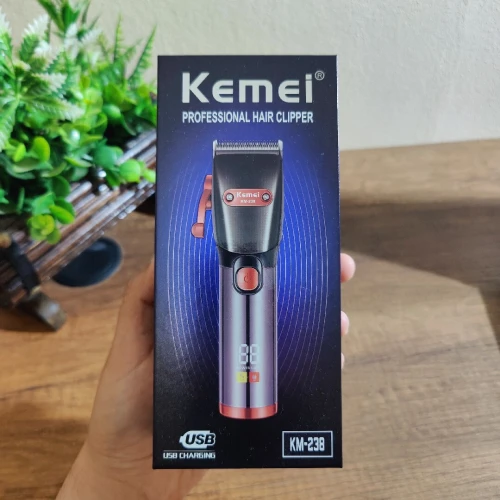 Tondeuse Kemei KM-238 | Rechargeable Type-C | 150 Min Autonomie | Charging Indicator