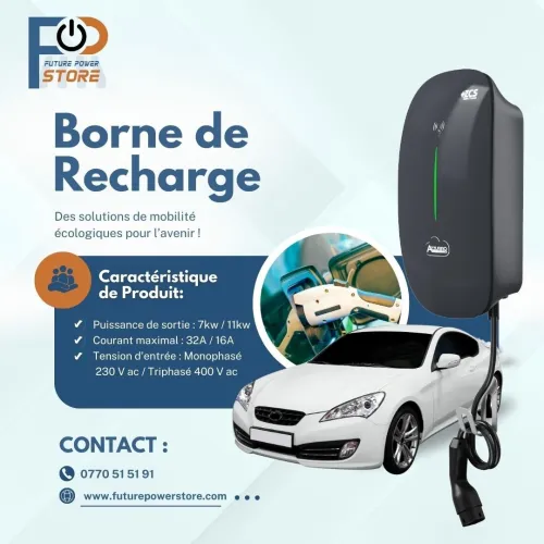 Borne de Recharge Véhicule Électrique 11kw & 7kw