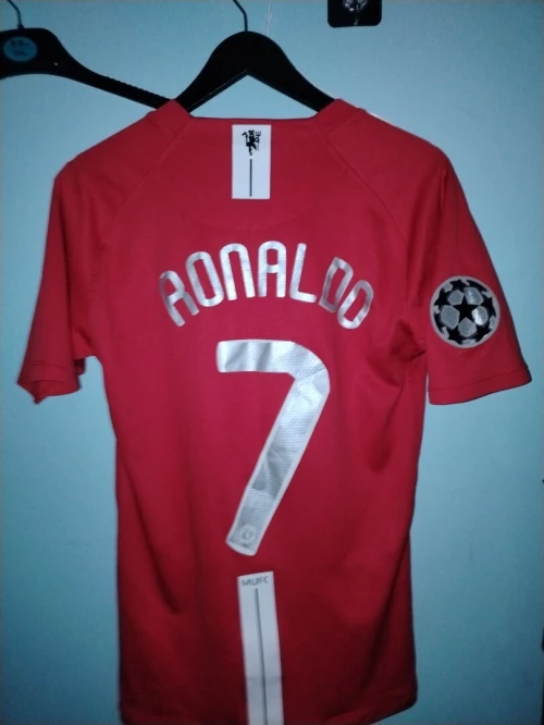 T-shirt vintage Ronaldo man untd 2008 original
