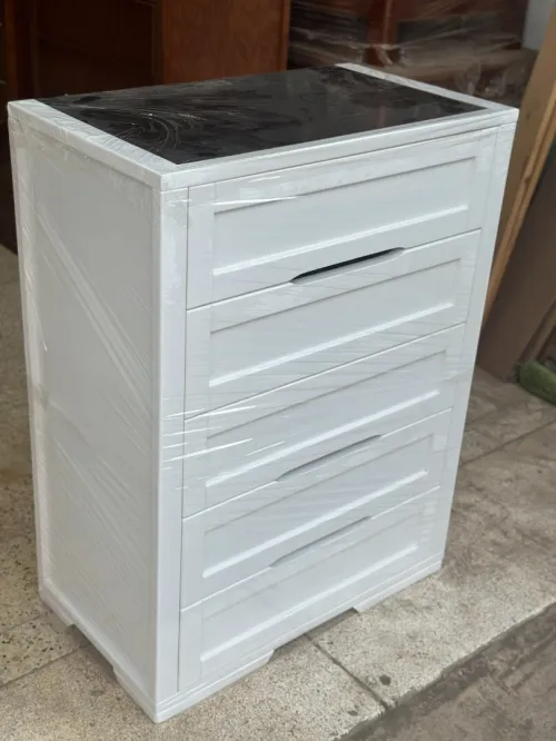 Commode bois rouge