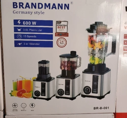 Brandmann robot 3en1 blander-hachoir-moulin