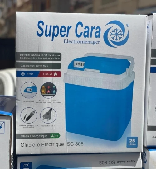 Glacière Eléctrique 12V+220V super cara