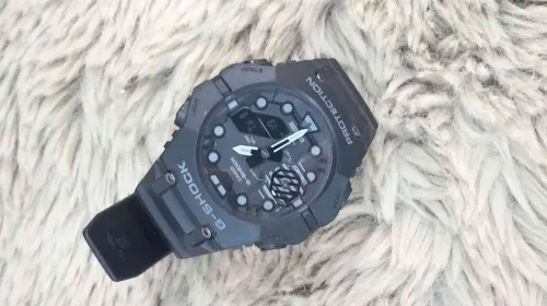ساعة Casio G-Shock أصلية  تصميم رياضي مقاوم للصدمات والماء