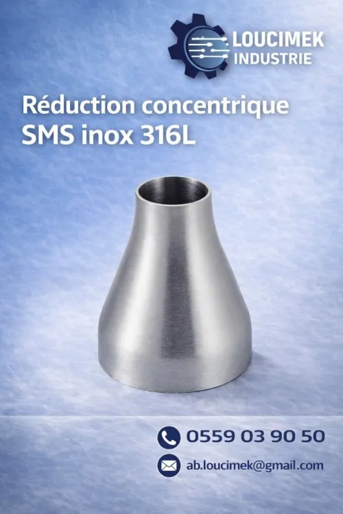 Réduction Concentrique à Souder SMS  Inox 316L