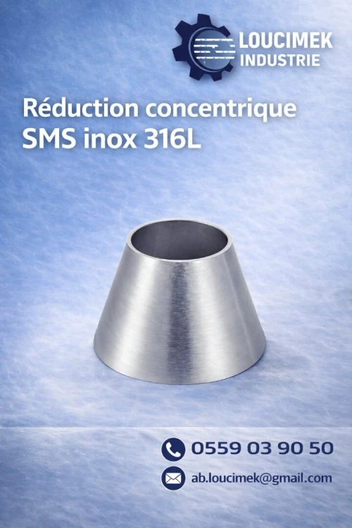 Réduction Concentrique à Souder SMS  Inox 316L