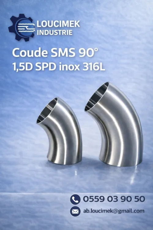 Coude inox 90 316L