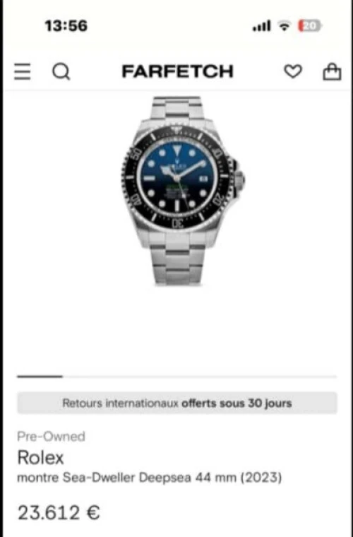 Montre Rolex sea-Dweller Deepsea 44 mm