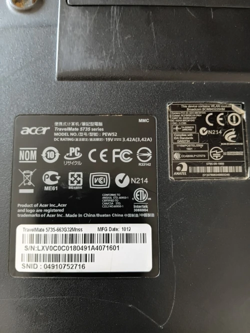 Pc portable acer