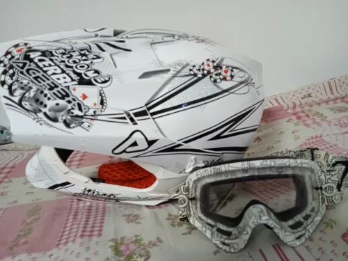 Casque moto coss