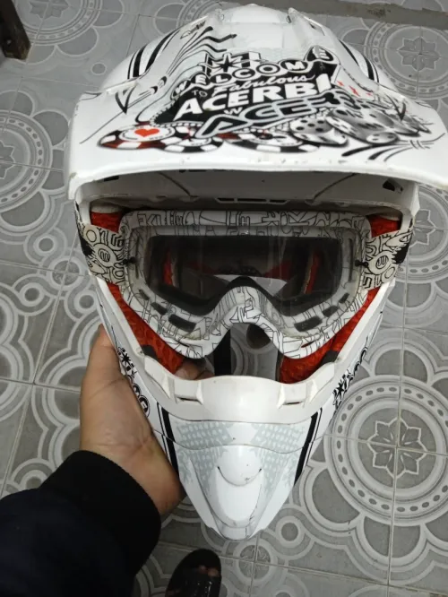 Casque moto coss