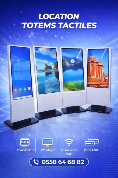 Location de totems tactiles