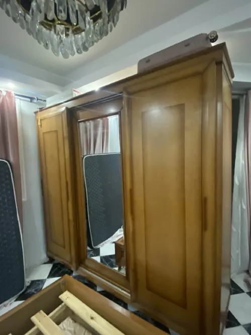 Chambre à coucher bois hêtre