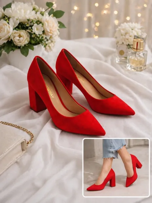 Escarpins rouge chic
