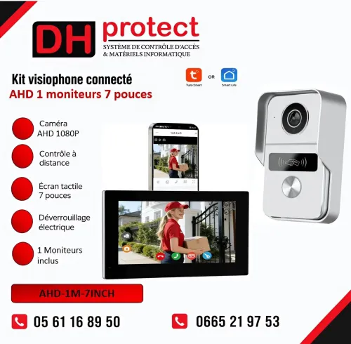 KIT VISIOPHONE AHD 1 - 2 - 4 MONITEURS 7 POUCES