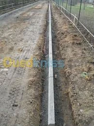 construction des picines et  VRD