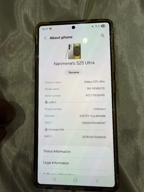 Samsung s25 ultra 512GB 