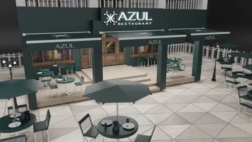 Conception 3D des stands/ facades extérieur