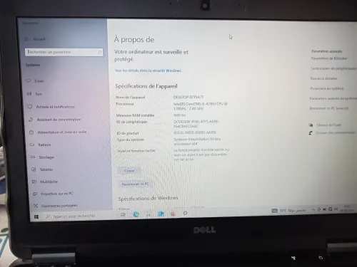 ORDINATEUR PORTABLE DELL 13p