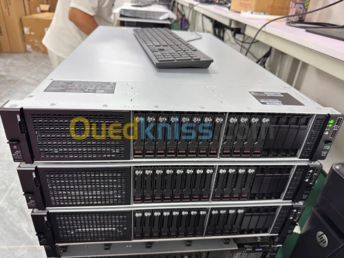 Serveur HPE ProLiant DL380 RACKABLE G10 Intel Xeon 4214R (2.4 GHz/12-cores) / Ram 32GB / Alim 500W  