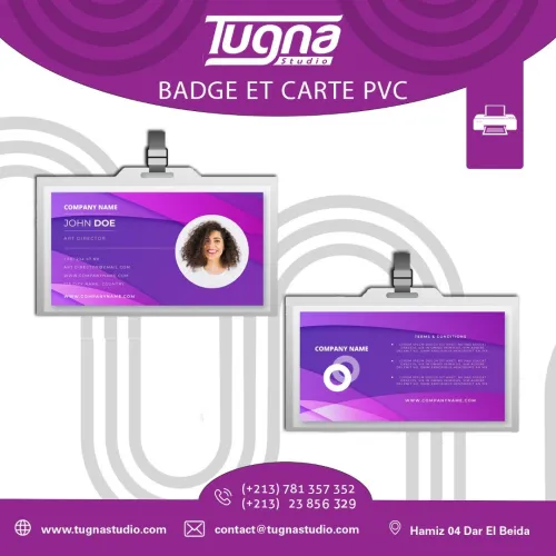 impression badge et carte pvc