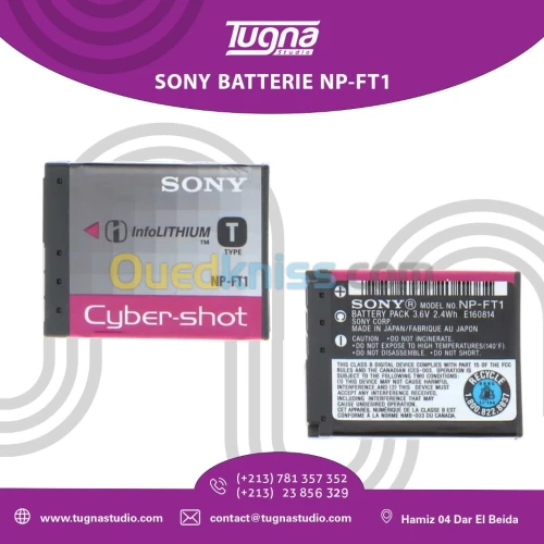 SONY BATTERIE NP-FT1