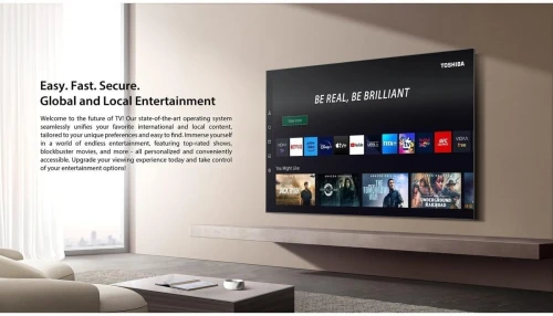 TELEVISEUR TOSHIBA 65" Z670 SMART TV VIDAA GAMING 144HZ QLED