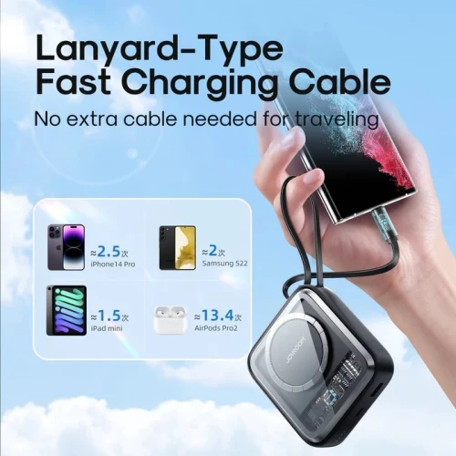 JOYROOM POWER BANK MAGNETIC 15W WIRELESS 22.5W / 10000MAH