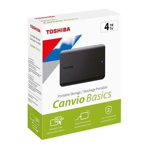 TOSHIBA DISQUE DUR PORTABLE HDD CANVIO BASIC 4TB