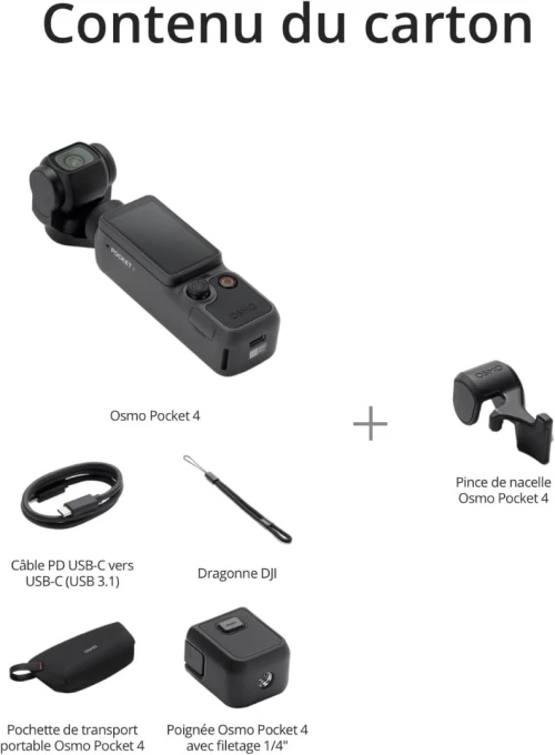 DJI OSMO POCKET 4 STANDARD COMBO