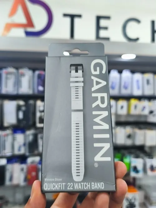 GARMIN BRACELET QUICKFIT 22 WATCH BAND WHITESTONE SILICONE
