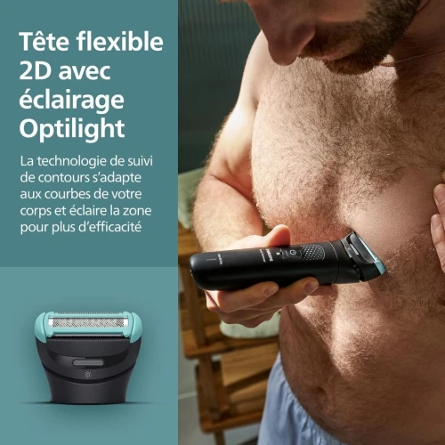 PHILIPS BODY GROOMER SERIES 7000 TENDEUSE DE CORPS ET ZONE INTIME