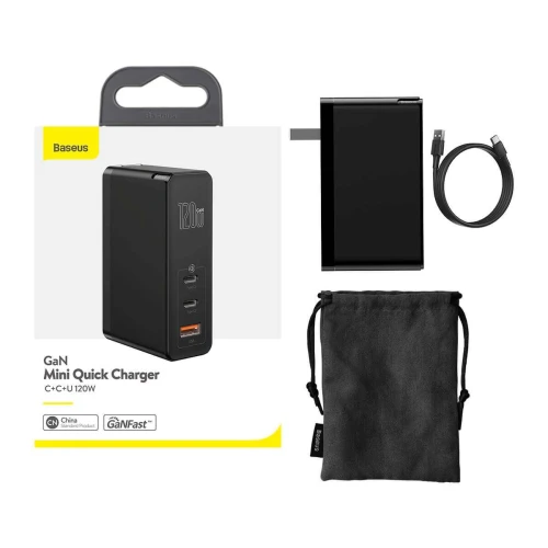 BASEUS GAN MINI QUICK CHARGER 120W