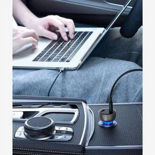 BASEUS CAR CHARGER DUAL 65W USB/TYPE C