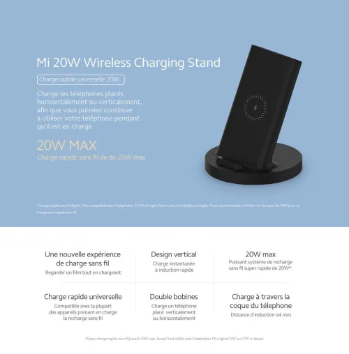 XIAOMI MI 20W WIRLESS CHARGING STAND