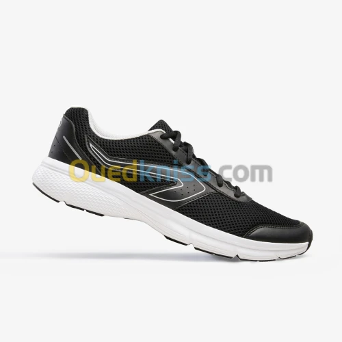 KALENJI CHAUSSURE DE RUNNING HOMME RUN CUSHION NOIR GRIS