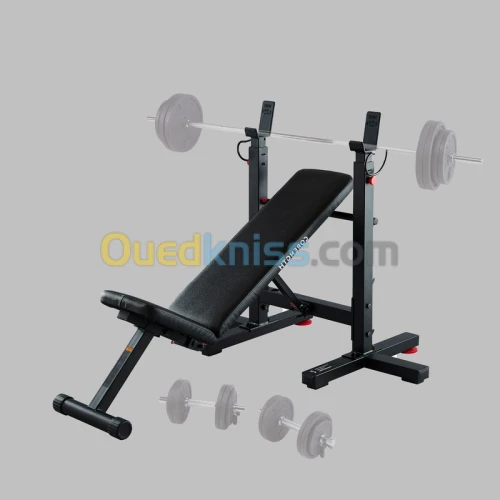 CORENGTH Banc de Musculation Avec Chandelles Pliables, Inclinable - Bench Press Fold