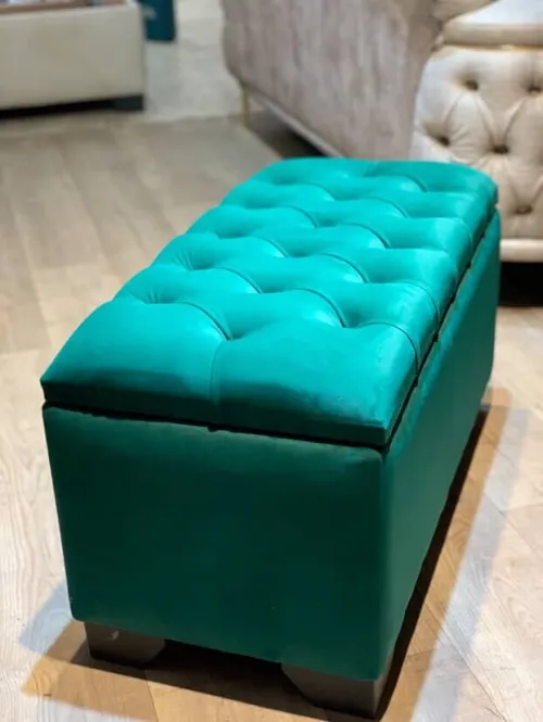 Pouf simple et coffret sur commande 