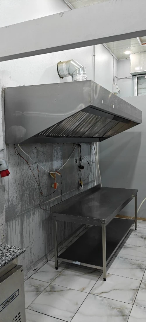 hotte inox 250cm, moteur 9/9