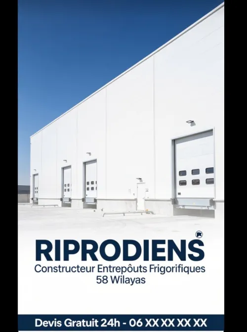 Installation Chambre Froide & Entrepôt Frigorifique Algérie 58 Wilayas | Sur Mesure | Devis 24h